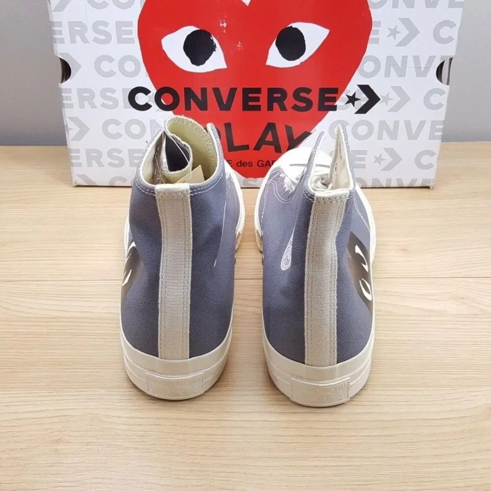 Converse Comme des Garcons Sneakers Mens Size 12 Grey Chuck Taylor 70 High Top